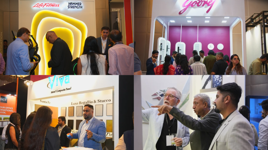 Brand booths at the event blending organically into the atmosphere, showcasing products in a setting designed for meaningful engagement and dialogue.