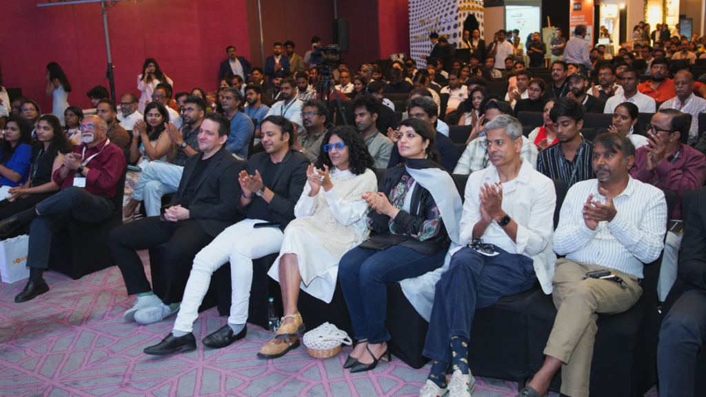 The engaged audience, representing architects, interior designers, young practices, and project leads
